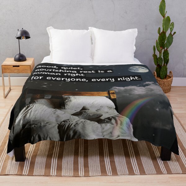 Item preview, Good, Quiet, Nourishing Rest is a Human Right for Everyone, Every Night designed and sold by Rainbow Nebula 7000.