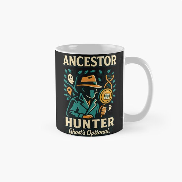Item preview, Ancestor Hunter — Ghost’s Optional. (Genealogy Graphic Tee) designed and sold by Genealogyteam.
