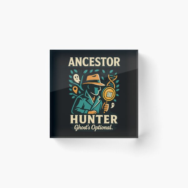 Item preview, Ancestor Hunter — Ghost’s Optional. (Genealogy Graphic Tee) designed and sold by Genealogyteam.