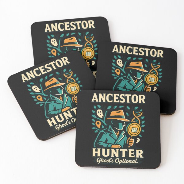 Item preview, Ancestor Hunter — Ghost’s Optional. (Genealogy Graphic Tee) designed and sold by Genealogyteam.