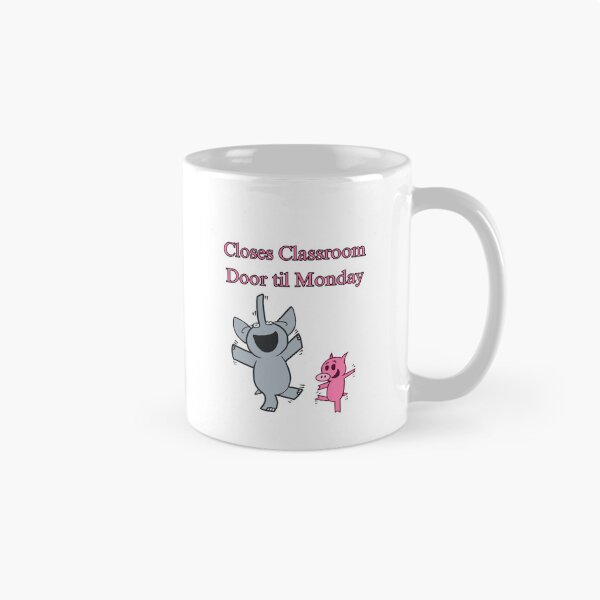 Item preview, Piggie and Elephant "Closes Classroom Door til Monday" designed and sold by shirleeannw.