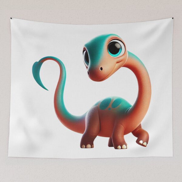 Item preview, Adorable Diplodocus Dinosaur designed and sold by Sillytoe.