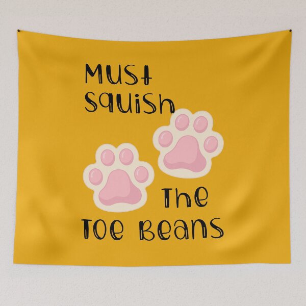 Item preview, Must Squish The Toe Beans Orange designed and sold by SoPurrsnickety.