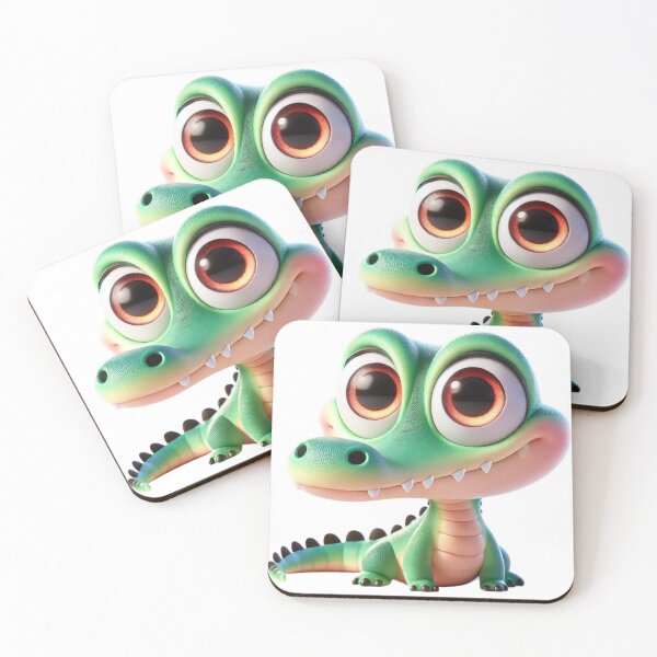 Item preview, Adorable Freshwater Crocodile designed and sold by Sillytoe.