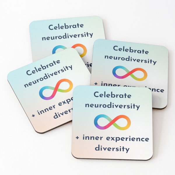 Item preview, Celebrate Neurodiversity and Inner Experience Diversity 1 designed and sold by Rainbow Nebula 7000.
