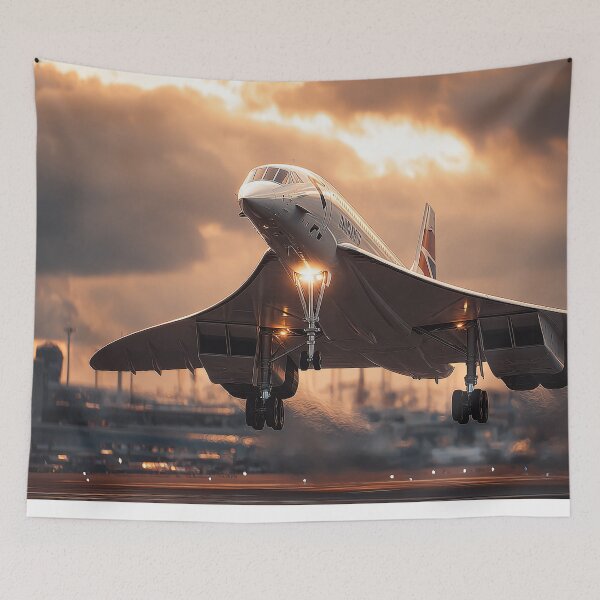 Item preview, Concorde Over Runway Lights designed and sold by Skyframe Aviation.