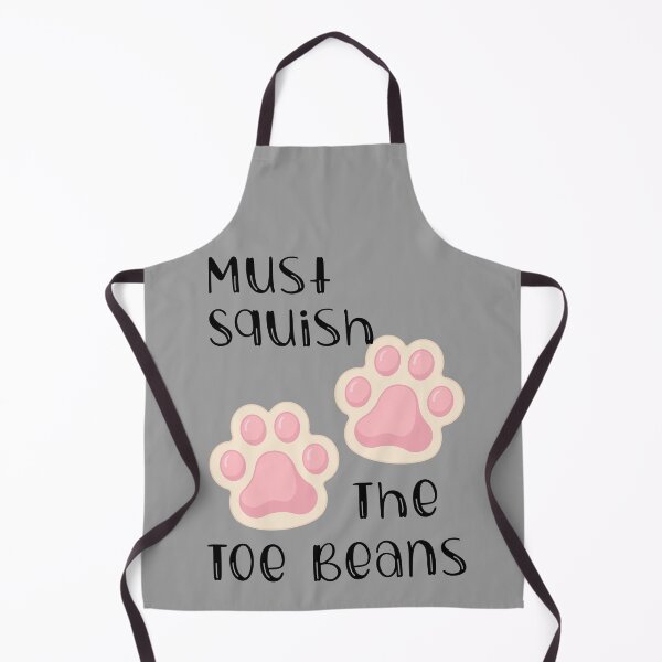 Item preview, Must Squish The Toe Beans Grey designed and sold by SoPurrsnickety.