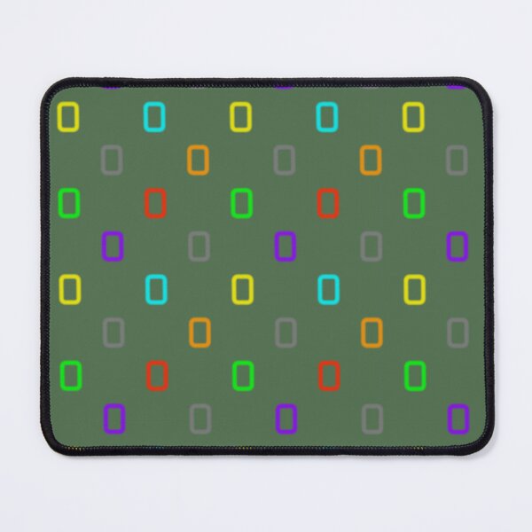 Item preview, Rounded rectangles Green designed and sold by NIA ITTO GALLERY - Art of John Wyborn.