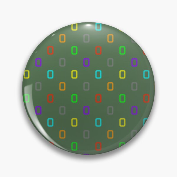 Item preview, Rounded rectangles Green designed and sold by NIA ITTO GALLERY - Art of John Wyborn.