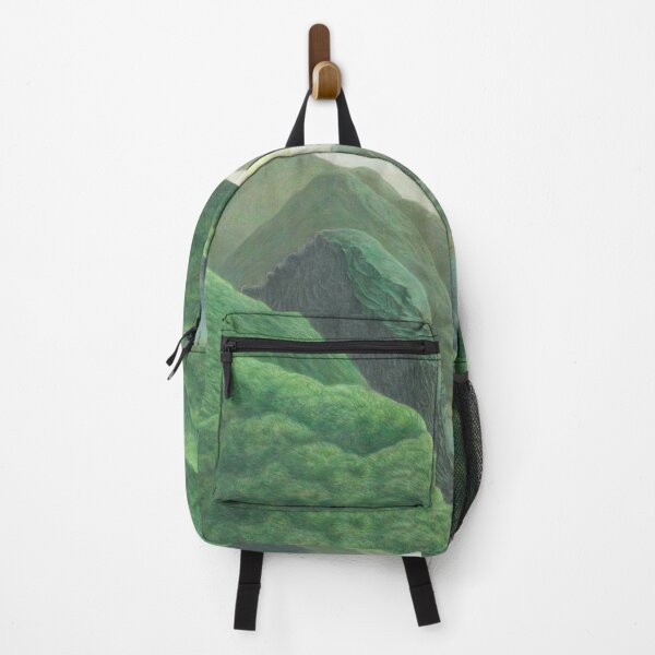Item preview, Mountainous Landscape colored pencil drawing designed and sold by Rainbow Nebula 7000.