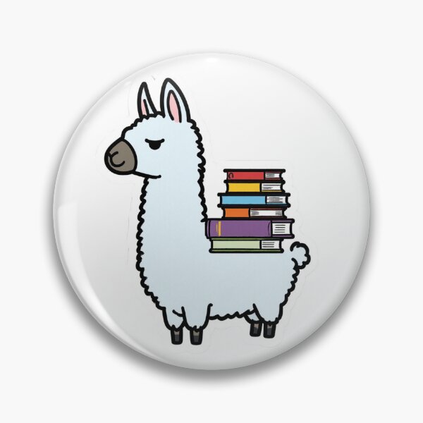 Item preview, Book Haul Llama designed and sold by Pixel & Paw.