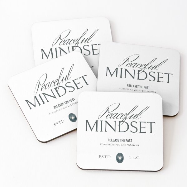 Item preview, Peaceful Mindset T-Shirt - Positive Thinking & Mindfulness Quote Tee designed and sold by PalleteCreation.