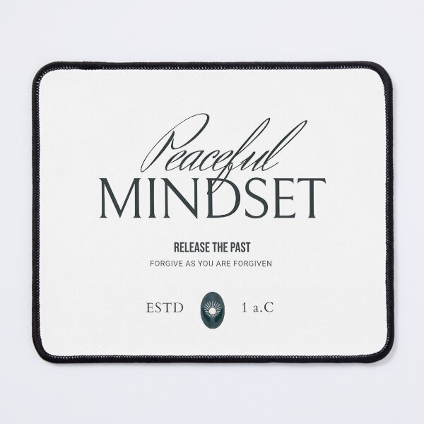 Item preview, Peaceful Mindset T-Shirt - Positive Thinking & Mindfulness Quote Tee designed and sold by PalleteCreation.