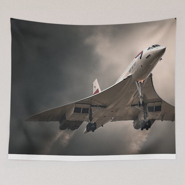 Item preview, Concorde in Low Cloud Climb designed and sold by Skyframe Aviation.