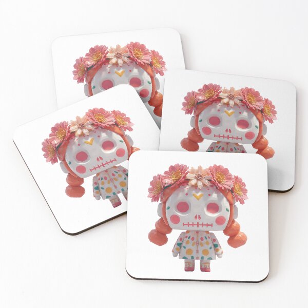 Item preview, Mictecacihuatl Chibi – Cute Goddess of Death | Day of the Dead Kawaii Art designed and sold by GoldenChiArt.