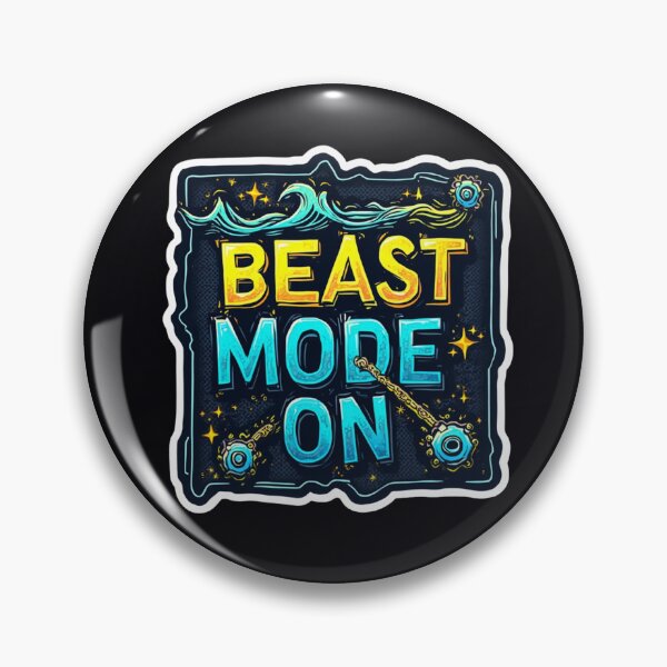 Item preview, Beast Mode On – Triathlon Motivational Sticker designed and sold by Triathlongram.
