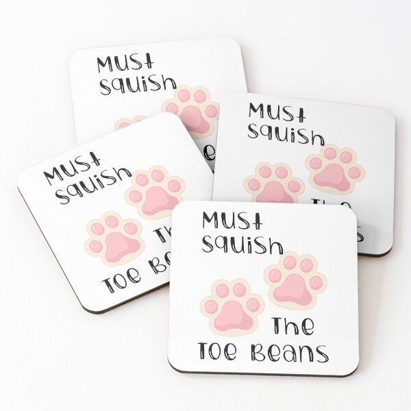 Item preview, Must Squish The Toe Beans designed and sold by SoPurrsnickety.