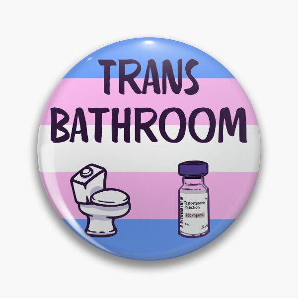 Item preview, Trans Bathroom with testosterone vial 2 designed and sold by Rainbow Nebula 7000.