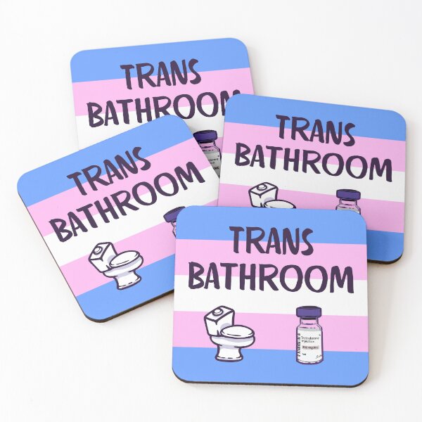 Item preview, Trans Bathroom with testosterone vial 2 designed and sold by Rainbow Nebula 7000.