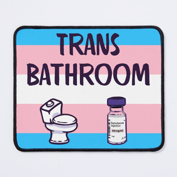 Item preview, Trans Bathroom with testosterone vial 1 designed and sold by Rainbow Nebula 7000.