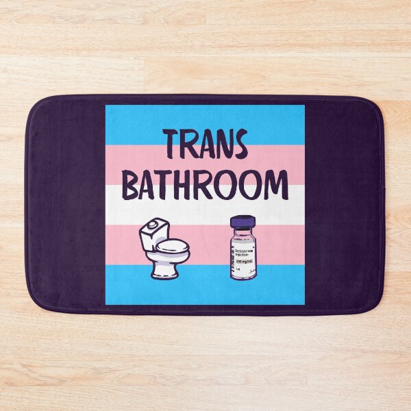 Item preview, Trans Bathroom with testosterone vial 1 designed and sold by Rainbow Nebula 7000.