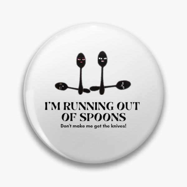 Item preview, Graphic Design: I'm all out of Spoons Mental Health designed and sold by BBsGifts.