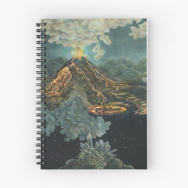 Item preview, Volcano drawing designed and sold by Rainbow Nebula 7000.