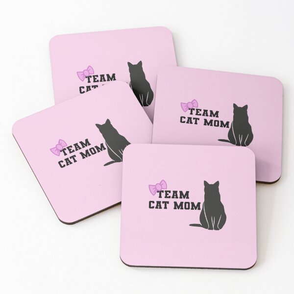 Item preview, Team Cat Mom Version 1 Pink designed and sold by SoPurrsnickety.