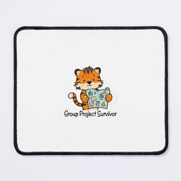 Item preview, Group Project Survivor Tiger designed and sold by Pixel & Paw.