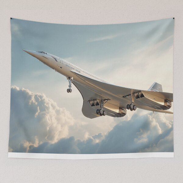 Item preview, Concorde Flaps Down in Descent designed and sold by Skyframe Aviation.