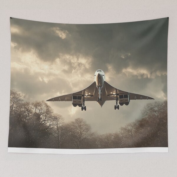 Item preview, Concorde Descending for Landing designed and sold by Skyframe Aviation.