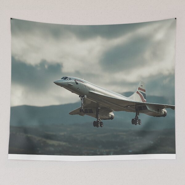 Item preview, Concorde Lining Up with Runway designed and sold by Skyframe Aviation.