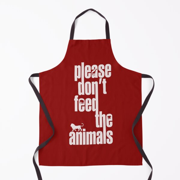 Item preview, Please Don't Feed The Animals (White Print) designed and sold by GritFX.