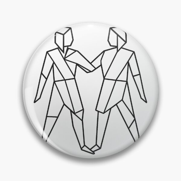 Item preview, Origami Gemini Twins Geometric Art designed and sold by haitrieuic96.
