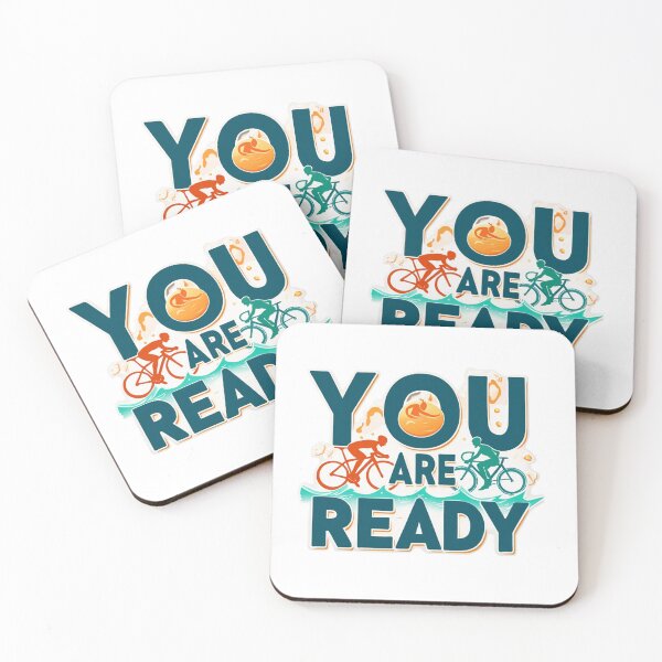 Item preview, You Are Ready – Motivational Triathlon Sticker designed and sold by Triathlongram.