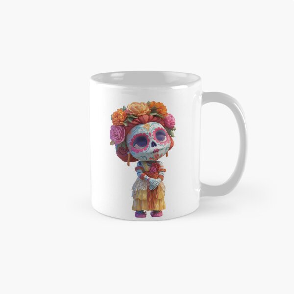 Item preview, Mictecacihuatl Chibi – Cute Goddess of Death | Día de los Muertos Sugar Skull Kawaii Art designed and sold by GoldenChiArt.