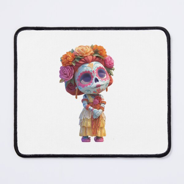 Item preview, Mictecacihuatl Chibi – Cute Goddess of Death | Día de los Muertos Sugar Skull Kawaii Art designed and sold by GoldenChiArt.