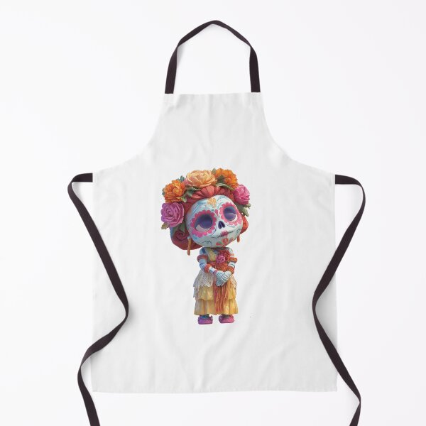 Item preview, Mictecacihuatl Chibi – Cute Goddess of Death | Día de los Muertos Sugar Skull Kawaii Art designed and sold by GoldenChiArt.