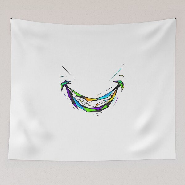 Item preview, Geometric Abstract Smile - Dynamic Modern Art designed and sold by SketchyHub.