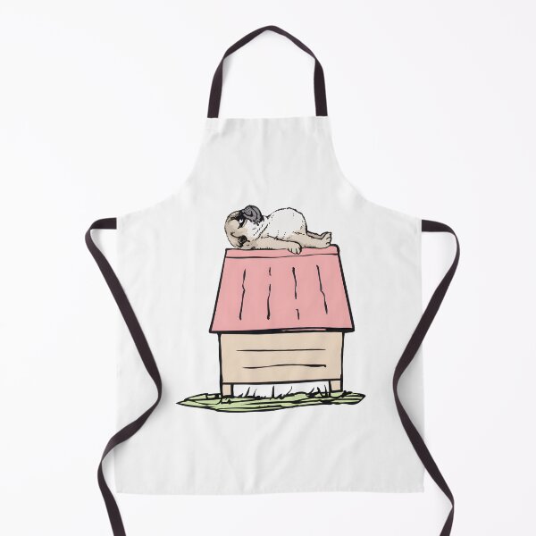 Item preview, Sleepy Pug on Doghouse Roof designed and sold by BRCYNTHIASHOP.