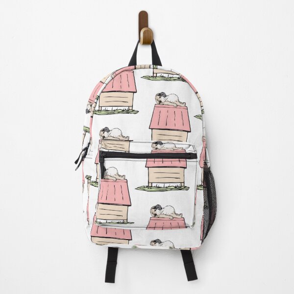 Item preview, Sleepy Pug on Doghouse Roof designed and sold by BRCYNTHIASHOP.