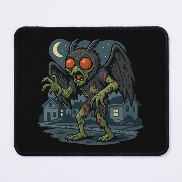 Item preview, Zombie Mothman – The Undead Prophecy Tee designed and sold by Taberland.