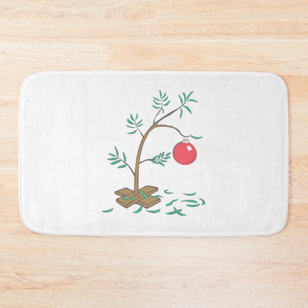 Item preview, Nostalgic Sparse Christmas Tree with Single Red Ornament designed and sold by BRCYNTHIASHOP.
