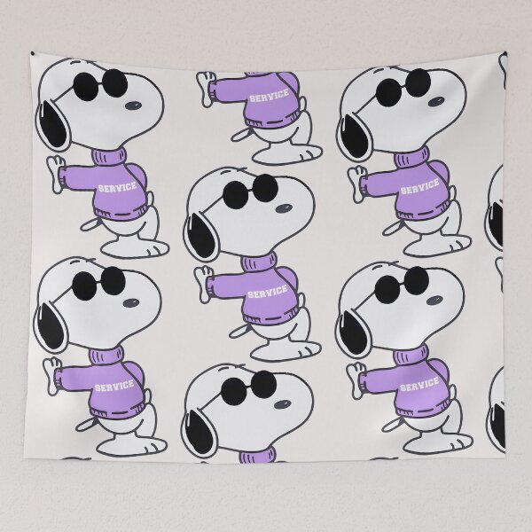 Item preview, White Dog's Cool Alter Ego: Purple Service with Shades designed and sold by BRCYNTHIASHOP.