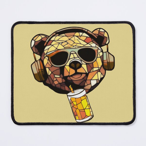 Item preview, Bear geometric mosaic designed and sold by designmari.