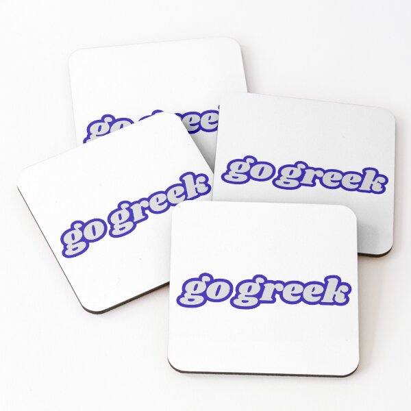Item preview, Go Greek Navy Blue designed and sold by bubblesjpeg.