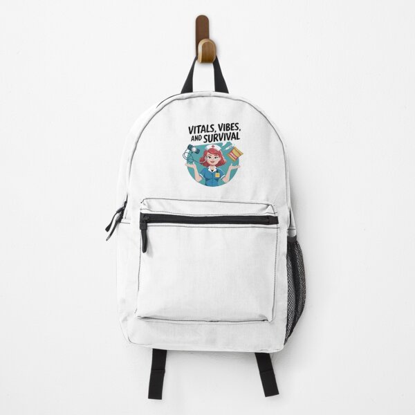 Item preview, Vitals, Vibes and Survival | Funny Student Nurse Clinical Rotation  designed and sold by CuteDesignables.