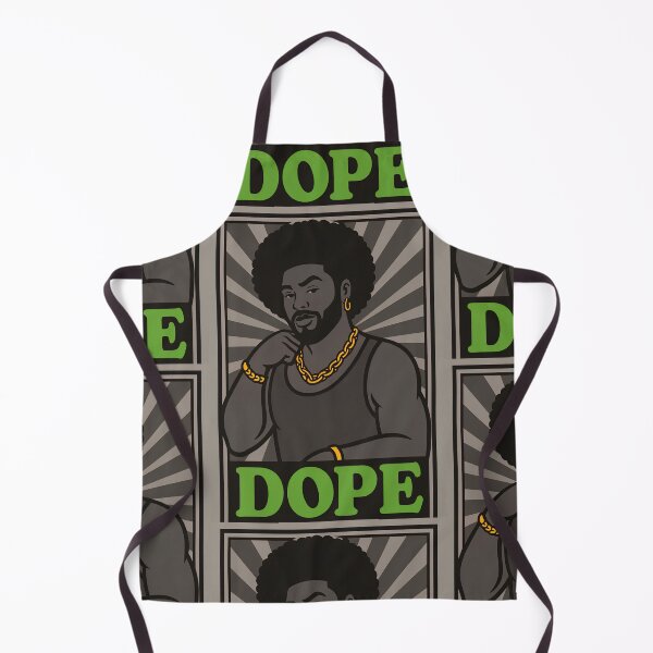 Item preview, Dope Afro Black Man Neon Gold Chain Urban Art designed and sold by ReyDeLaCalle.