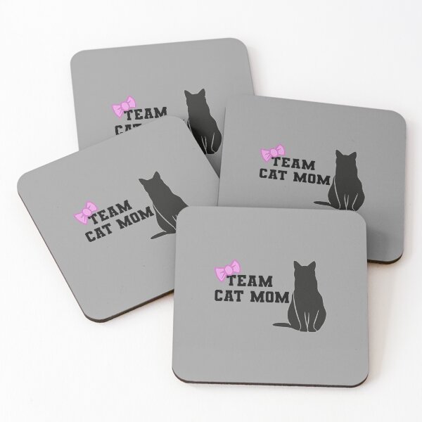 Item preview, Team Cat Mom Version 1 Grey designed and sold by SoPurrsnickety.