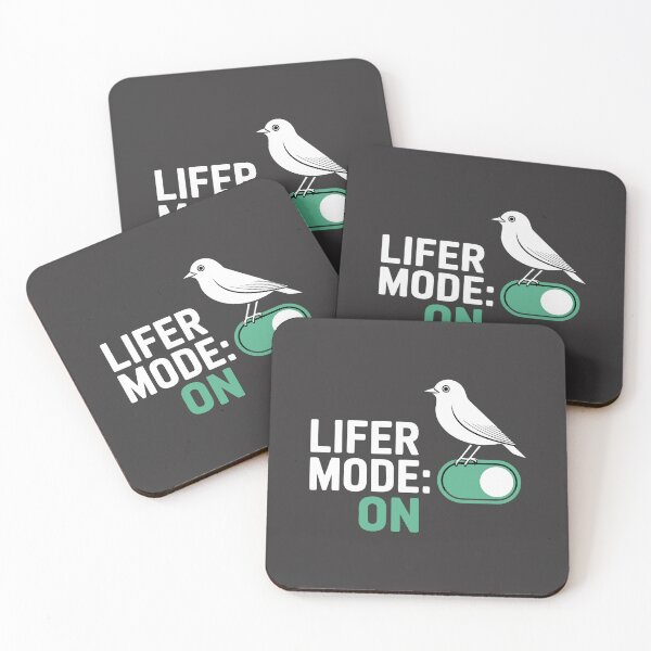 Item preview, Lifer Mode ON – Funny Birdwatching & Birder Design designed and sold by Brainy Bird's Place.